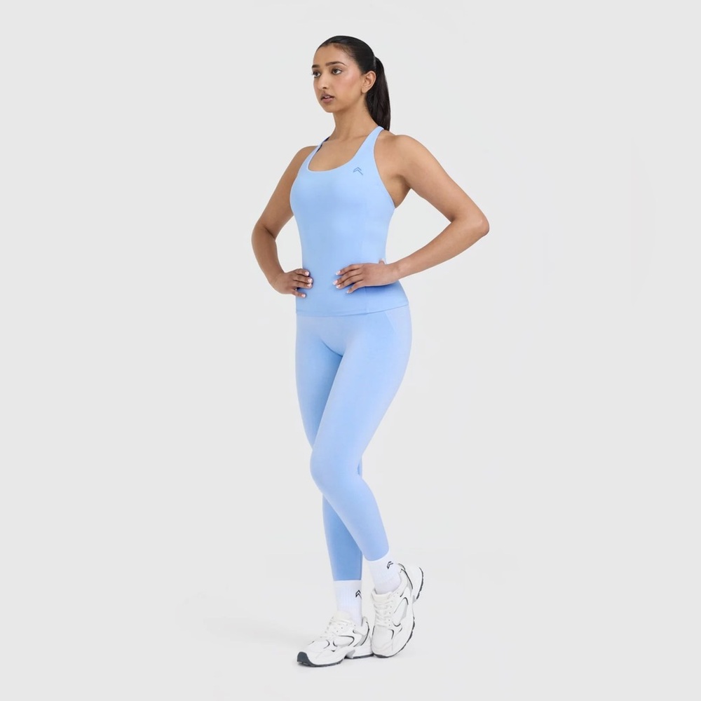 Oner Active Timeless Square Neck Vest | Powdered Blue - S - Picture 3 of 6